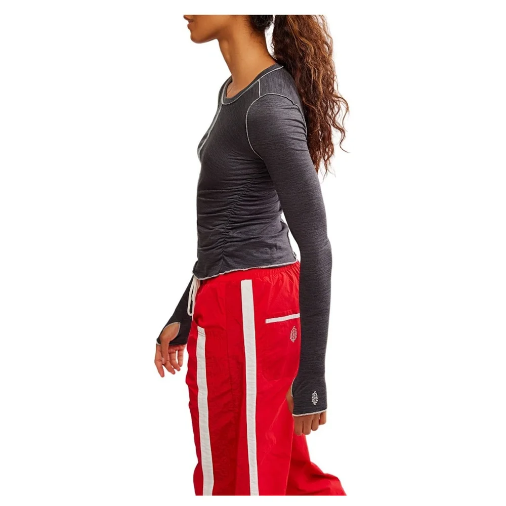 Free People Movement Right on the Run Long Sleeve Layer - Picture 4 of 6